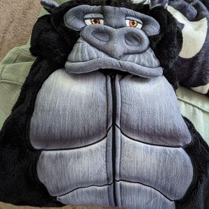 Gorilla Costume  Men's  Small Jumpsuit pajama